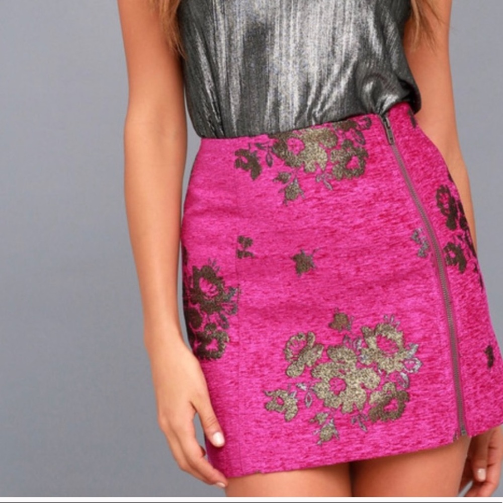 Free people mini skirt